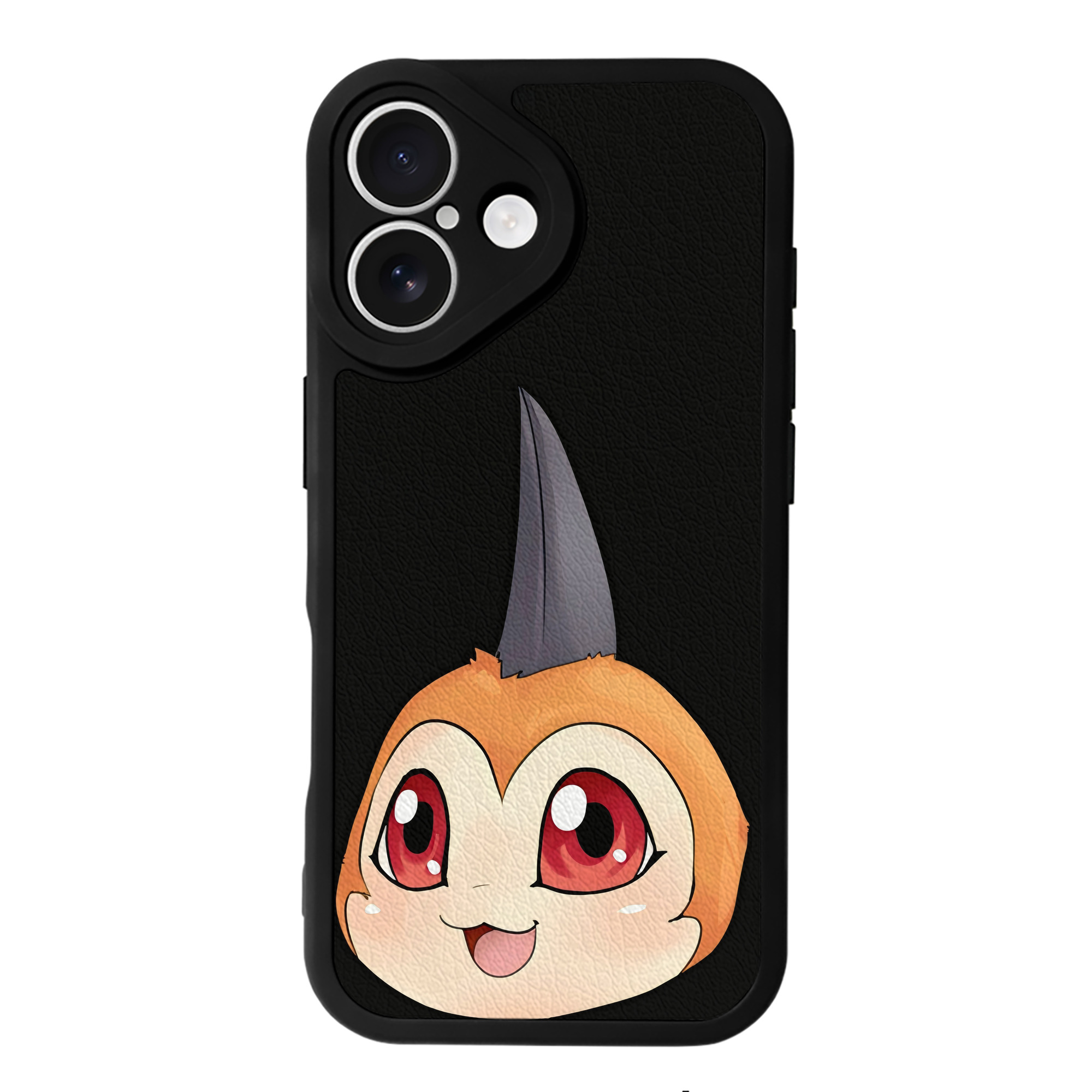 （画像用） Digimon デジタルモンスター/デジモン 【iPhone 16シリーズ対応】シリコンスマホケース（レザー調） 材質：シリコン